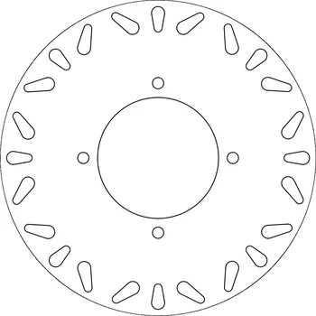 Brzda pro motocykl brzdový kotouč, NEWFREN YAMAHA YP 250 R X-Max 2005-2013