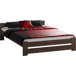 Postel Euro 160x200 masiv borovice Ořech