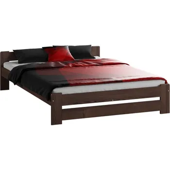 Postel Postel Euro 160x200 masiv borovice Ořech