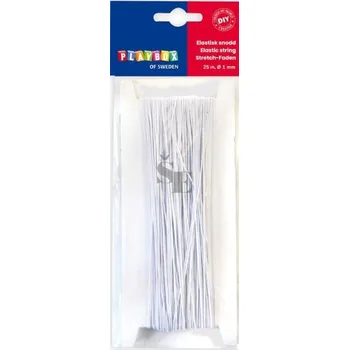 Gumička bílá 25m průměr 1mm 2462043