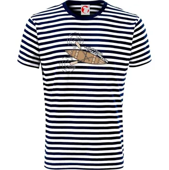 Pánské tričko To nevim jestli to sjedem - Triko na vodu - S ( Prouhovaná )