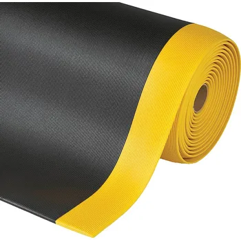 Rohožka FMT Černo-žlutá protiúnavová průmyslová rohož Gripper, Sof-Tred - 91 x 60 x 1,27 cm