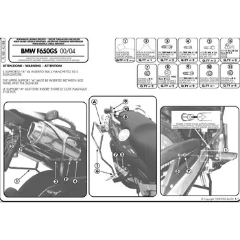 Nosič na motocykl a skútr KAPPA boční nosič kufru MONOKEY BMW F 650GS (00-07) - také pod kufry MONOKEY retro-FIT KVE KVENTURE ALU a kmS KMISSION ALU (KAPPA boční nosič kufru MONOKEY BMW F 650GS (00-07) - také pod kufry MONOKEY retro-FIT KVE KVENTURE ALU a kmS KMISSION ALU)