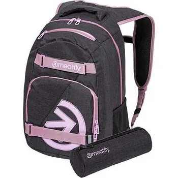 Městský batoh Meatfly batoh Exile Pink / Charcoal Heather 24 L | Růžová | Objem 24 L