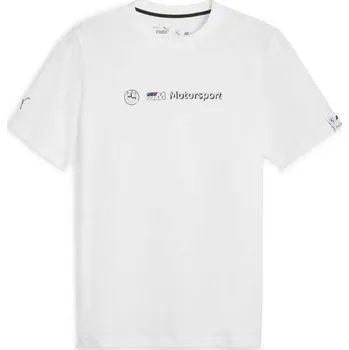 Pánské triko Puma BMW M MOTORSPORT LOGO TEE+ XXL Bílá, Černá