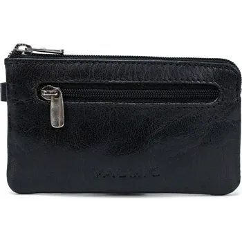 Módní doplněk Valmio Kožená klíčenka Valmio Monsanto Black Černá