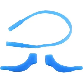 Pouzdro na brýle Protiskluzové silikonové nástavce na brýle modrý