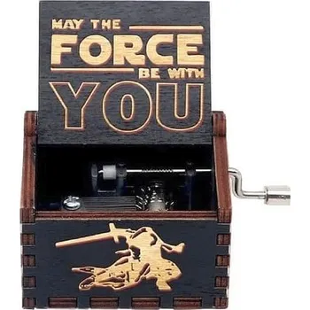 Dřevěná hudební krabička - známé melodie (Music BOX - oblíbený dárek pro každého)