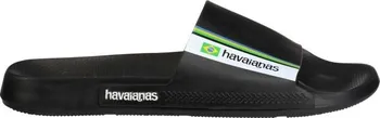 Pánské pantofle Unisex pantofle HAVAIANAS SLIDE BRASIL 39/40 Černá, Mix
