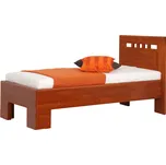 Domestav SOFIA postel čelo rovné čtverečky 90 cm buk cink mořený