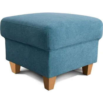 Taburet Modrý taburet 59x59 FÜNEN v látce Paris hellblau