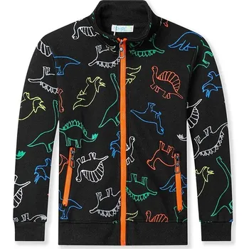 Chlapecká mikina CHLAPECKÁ MIKINA S DINOSAURY GM8670 Velikost: 98, Barva: Černá