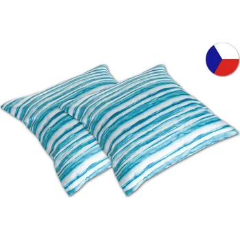 Dekorativní polštářek Saténový dekorační polštářek 40x40 DIAMANT Stylová voda