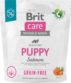 Krmivo pro psa Brit Care Grain Free Puppy Skin and Coat Salmon