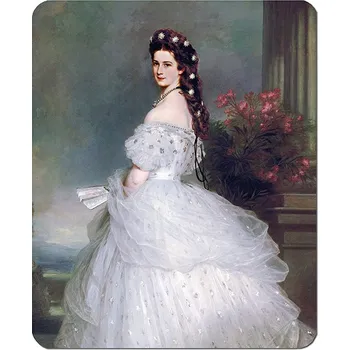 Podložka pod nábytek Plumeria Plu - Podložka pod počítačovou myš Franz Xaver Winterhalter Empress Elisabeth - 18 x 22 cm