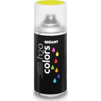 Výtvarná barva Ghiant - H2O akrylová barva ve spreji - 150 ml - fluo žlutá