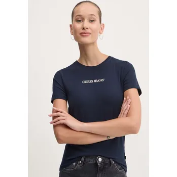 Pánské oblečení Tričko Guess Jeans W4YI01.J1314 námořnická modř 59X, vel. L
