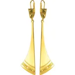 Argento 66883 Pozlacené stříbrné náušnice - s ručním gravírem