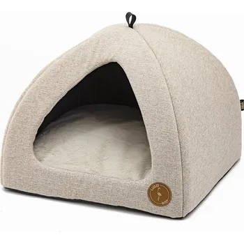 Pelíšek pro psa Lauren Design Bouda Bella NATUR, béžová Velikost: M (50x50cm)