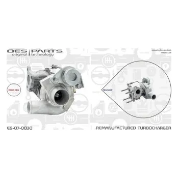 Turbodmychadlo Dmychadlo, plnění OPEL, , 0860036, 0860148, 860036, 97185241, OES, ES-07-0030