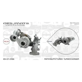 Turbodmychadlo Dmychadlo, plnění VW, , 038253056M, 038253056MV, 038253056MX, OES, ES-07-0156