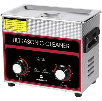 Ultrazvuková čistička TOOLCRAFT USC-320 ultrazvuková čistička, Šperky, Kancelářské potřeby, do dílny, 280 W, 3.2 l, s ohřevem, S čisticím koše