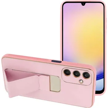 Pouzdro na mobilní telefon Leather Case Kickstand pouzdro / kryt 3v1 pro Samsung Galaxy A25 5G růžové