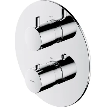 Vodovodní baterie Omnires Y vanová baterie pod omítku s termostatem chrom Y1236ROCR