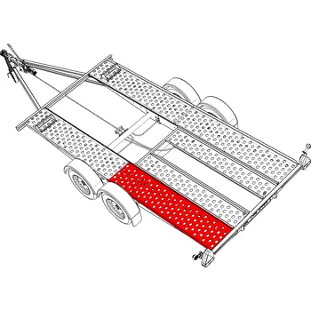 Příslušenství pro přívěs Plech pojezdový VAPP 1640/436 mm LZ k PAV/PA 42xx