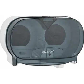 Zásobník na 2 role toaletního papíru bez dutinky MERIDA ONE, bílý