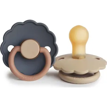 dudlíky FRIGG Daisy Size 1:0-6 months dudlík Aurora/Croissant 2 ks