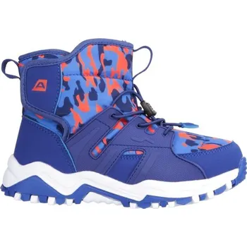Chlapecká zimní obuv Dětské zimní boty ALPINE PRO OLMO 30 Modrá, Oranžová, Bílá