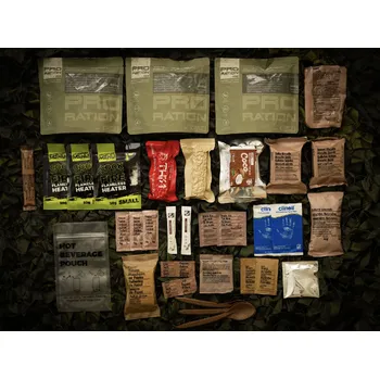 PRO RATION BY ADVENTURE MENU - MRE ULTIMATE TACTICAL RATION FULL DAY - Více druhů PRO RATION MENU: MENU VEGE