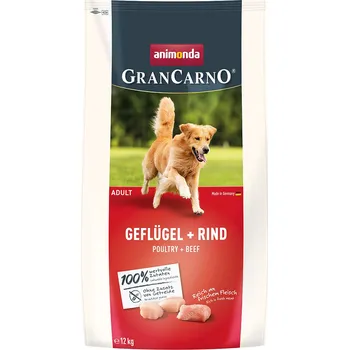 Pro psa Výhodné balení: 2x12kg animonda GranCarno Adult drůbež a hovězí maso granule pro psy