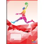 Školní sešit 444 Sport (A4, linka 8mm, 40 listů)