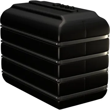 nádrž Průmyslová nádrž o objemu 5000 l, černá, pro látky s maximální hustotou 1,2