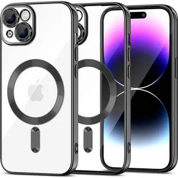 Digitální kamera KRYT NA IPHONE 15 MAGSAFE HEYCASE MAGSHINE ČERNÝ