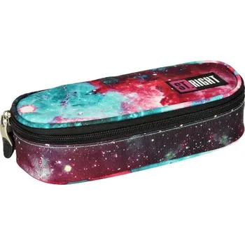 Penál Polstrovaný jednokomorový penál s chlopní - kosmický oblak Nebula