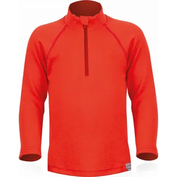 Chlapecká mikina SOKY dětská merino mikina - Červená 3733 / 110 / Červená