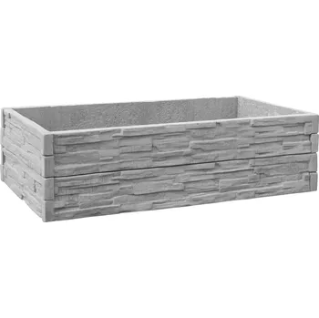 Vyvýšený záhon Betonový vyvýšený záhon 110555 200 x 100 x 50 cm