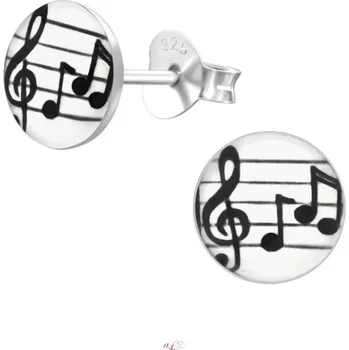 Náušnice All4Silver Náušnice hudba sříbro S1025