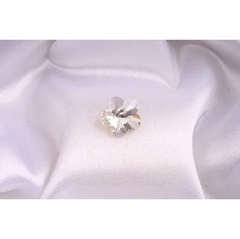 Dětské navlékací korálky Skleněný šaton kytička 10 mm - č. 343