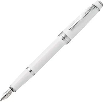 Cross, Plnicí pero Bailey Light, (EF) extra tenký, polished white