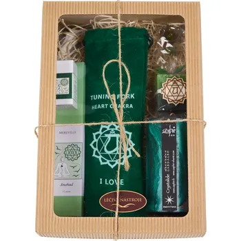 Kosmetická sada Dárková sada čakrová - Srdeční čakra