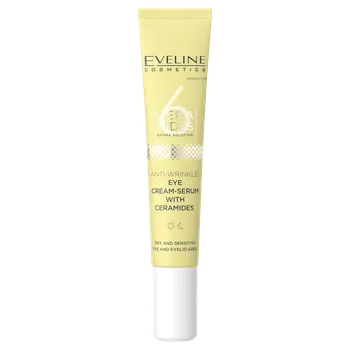 Péče o oční okolí Eveline Cosmetics 6 Ceramides oční krém-sérum proti vráskám s ceramidy, 20 ml