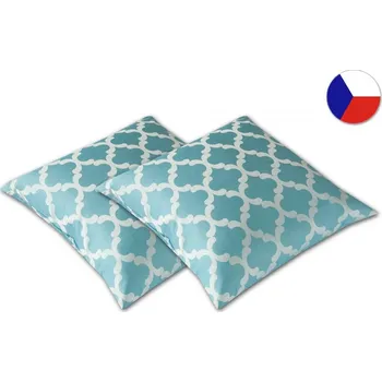 Dekorativní polštářek Damaškový dekorační polštářek 40x40 EXCELLENT DIAMANT Zámkovka modrošedá