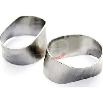 Příslušenství pro turbodmychadlo Adaptér na turbo 76mm > ovál GT28xx (nerez)