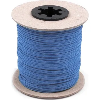 Dětské navlékací korálky Pro Háčkování Bižuterní šňůra 1,5 mm sojčí modrá 5 m