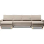 Velká rozkládací sedací souprava ETNA III Béžová 198027716