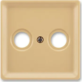 5011C-A200 D2 Kryt zásuvky televizní a rozhlasové, béžová, ABB Classic